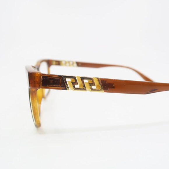 Versace VE 3319 5354 53mm Brown Monogram Logo New Women's Eyeglasses. - Picture 6 of 9